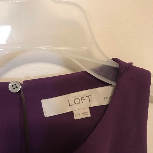 Loft purple tank dress - Picture 2 of 3